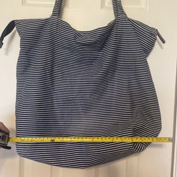 Large Old Navy Nautical Canvas Tote Vacation Bag - Picture 5 of 6